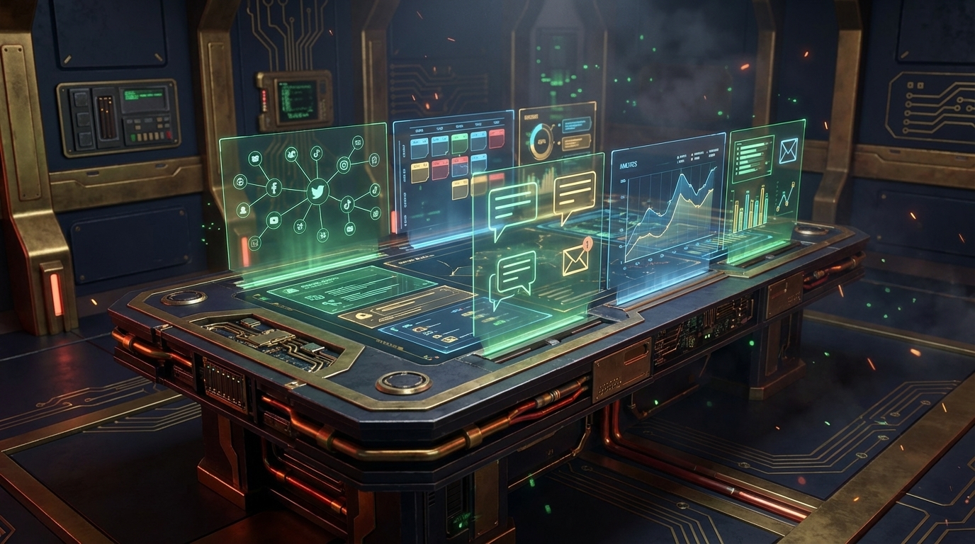 Social media content planning and execution